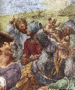 Michelangelo Buonarroti The Conversion of Saul painting